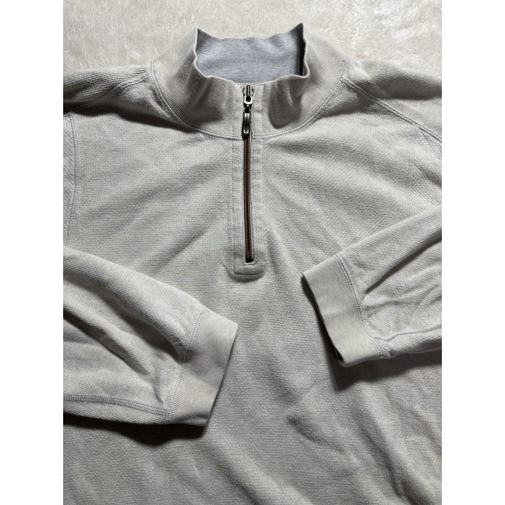 TOMMY BAHAMA Men's Long Sleeve Pullover Size XXL Relax Quarter Zip 100% Cotton - Picture 2 of 9